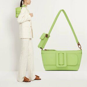 BOYY Green Buckle Pouchette Shoulder Bag